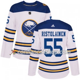 Adidas Maillot de Hockey Buffalo Sabres Rasmus Ristolainen 55 2018 Winter Classic Blanc Authentic - Femme